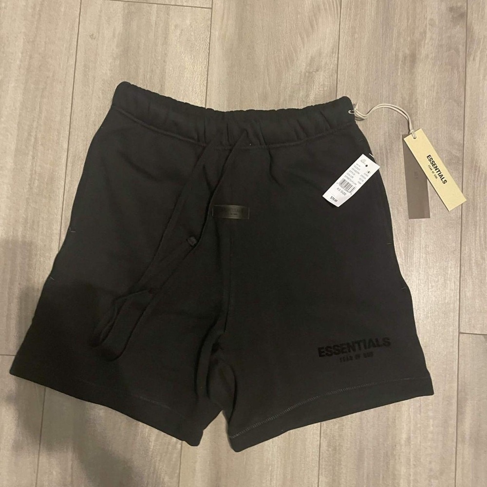 XS Black Essentials Fear Of God Shorts